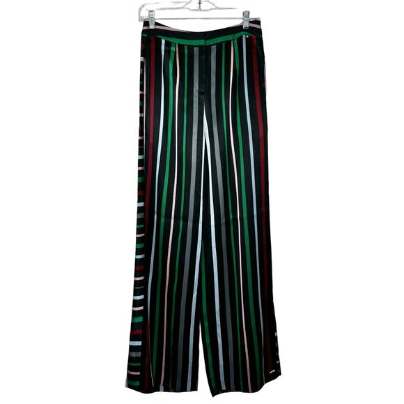Ted Baker Striped Wide Leg Trouser XS NWT - Picture 1 of 16